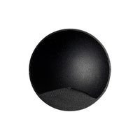 Thumbnail for Kroll 1 Black 3W 12V 3000K IP65 Round 1-Way Step Light