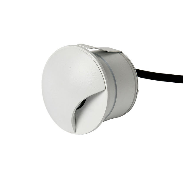 Kroll 1 White 3W 12V 5000K IP65 Round 1-Way Step Light