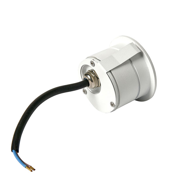 Kroll 1 White 3W 12V 5000K IP65 Round 1-Way Step Light