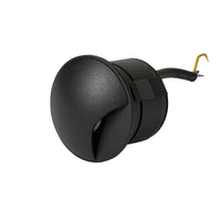 Thumbnail for Kroll 1 Black 3W 240V 3000K IP65 Round 1-Way Step Light