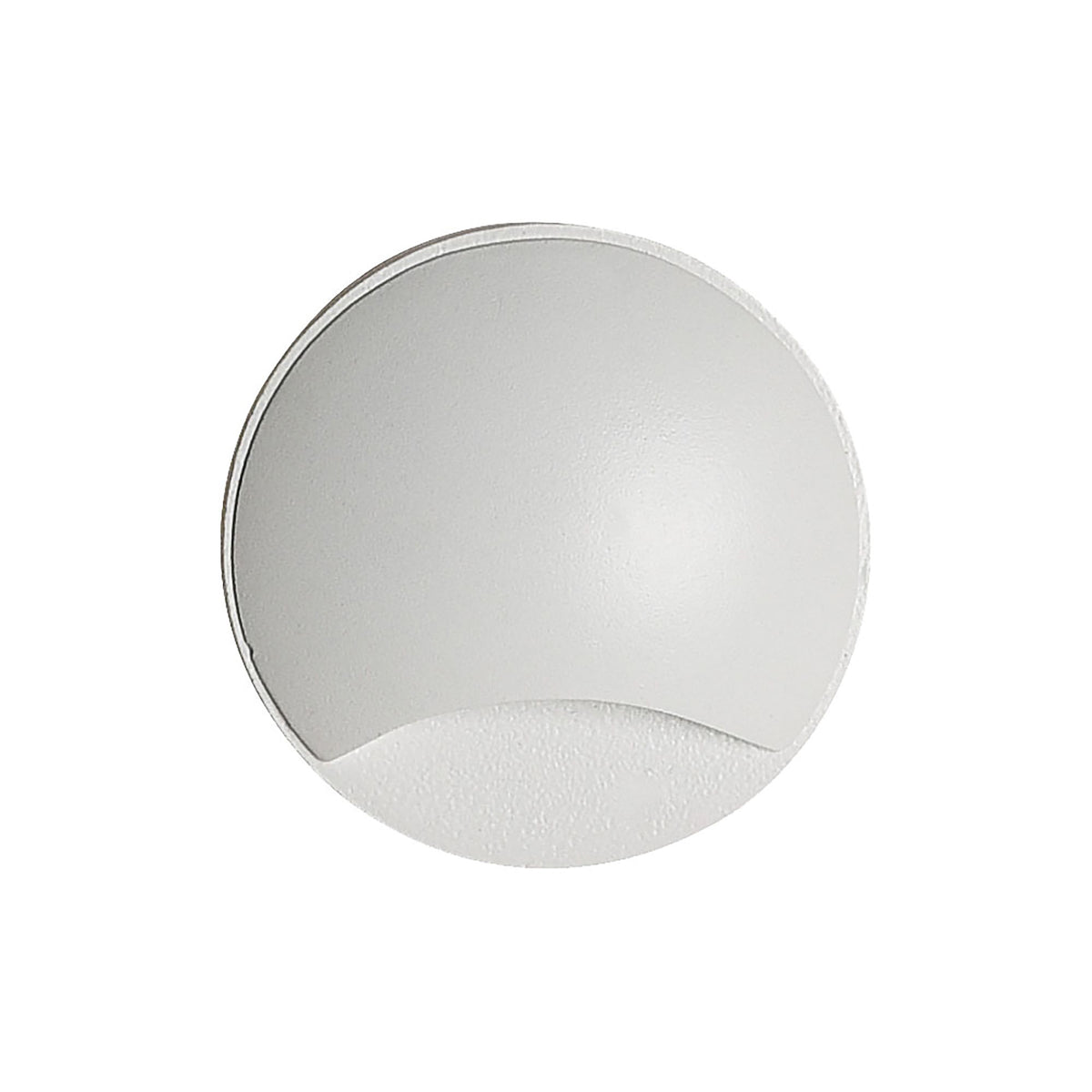Kroll 1 White 3W 240V 3000K IP65 Round 1-Way Step Light