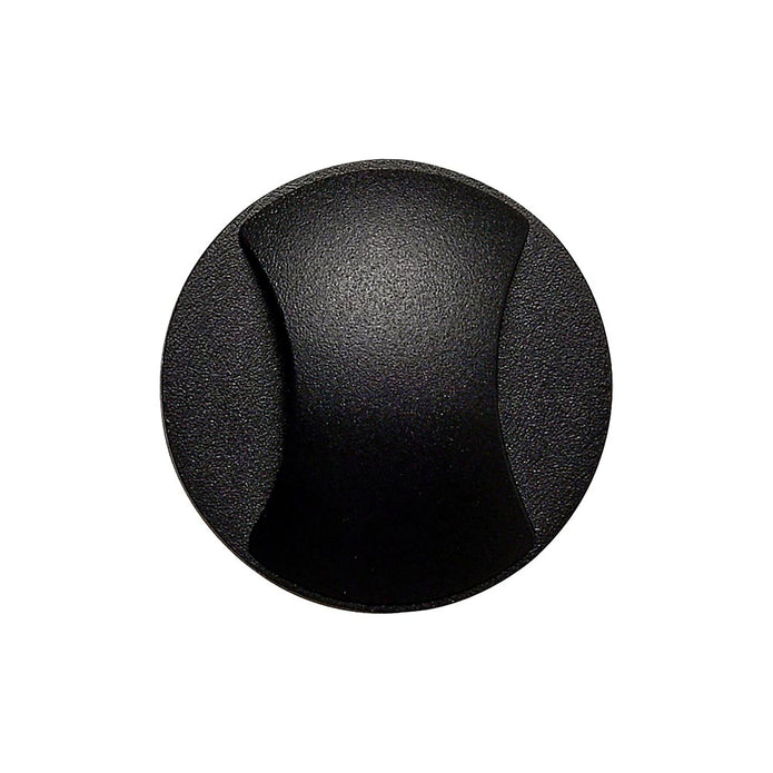 Kroll 2 Black 3W 12V 3000K IP65 Round 2-Way Step Light