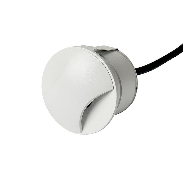 Kroll 2 White 3W 240V 3000K IP65 Round 2-Way Step Light