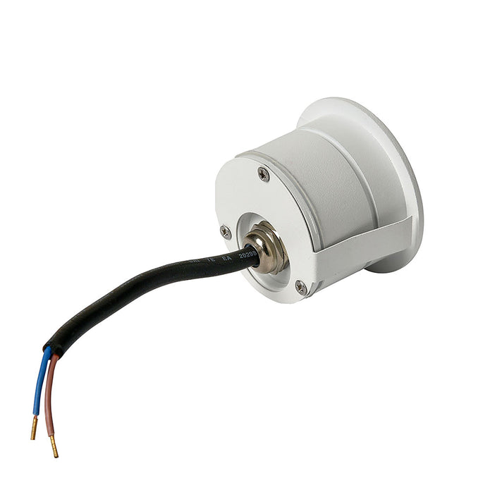 Kroll 2 White 3W 240V 3000K IP65 Round 2-Way Step Light