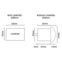 Thumbnail for Kroll 2 White 3W 240V 3000K IP65 Round 2-Way Step Light
