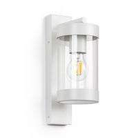 Thumbnail for Frenchy White with Clear Glass IP43 Exterior Wall Light
