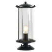 Watford Black IP44 Exterior Pillar Mount