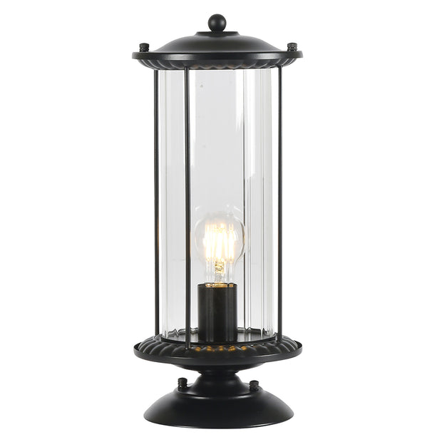 Watford Black IP44 Exterior Pillar Mount