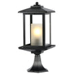 Barnet Black IP44 Exterior Pillar Mount