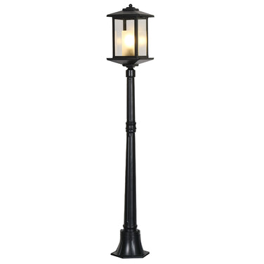 Barnet Black IP44 Exterior Coach Post Top Light