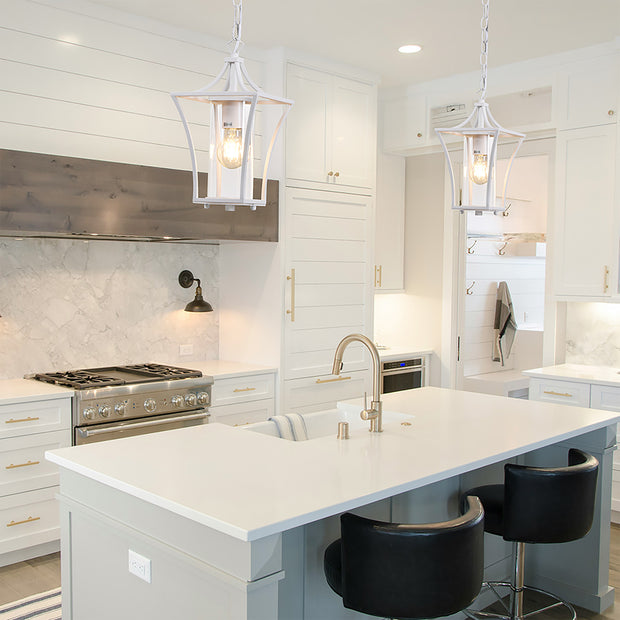 Bexley White IP44 Pendant Light