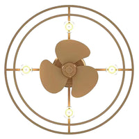 Thumbnail for Deco Light Fan in Gold