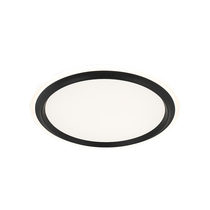 Duke Black 32W CCT 300mm LED Oyster Light