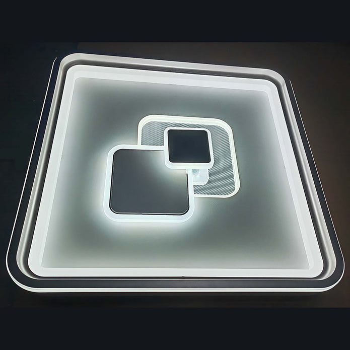 Queen White Square 60w CCT Close to Ceiling LED Light