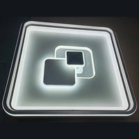 Thumbnail for Queen White Square 60w CCT Close to Ceiling LED Light