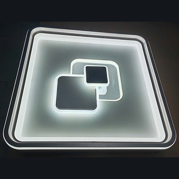 Queen White Square 60w CCT Close to Ceiling LED Light