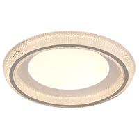 Thumbnail for Trilliant White with Crystal look Diffuser 38w CCT LED Oyster Light