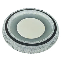 Thumbnail for Trilliant White with Crystal look Diffuser 38w CCT LED Oyster Light