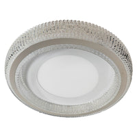 Thumbnail for Trilliant White with Crystal look Diffuser 38w CCT LED Oyster Light