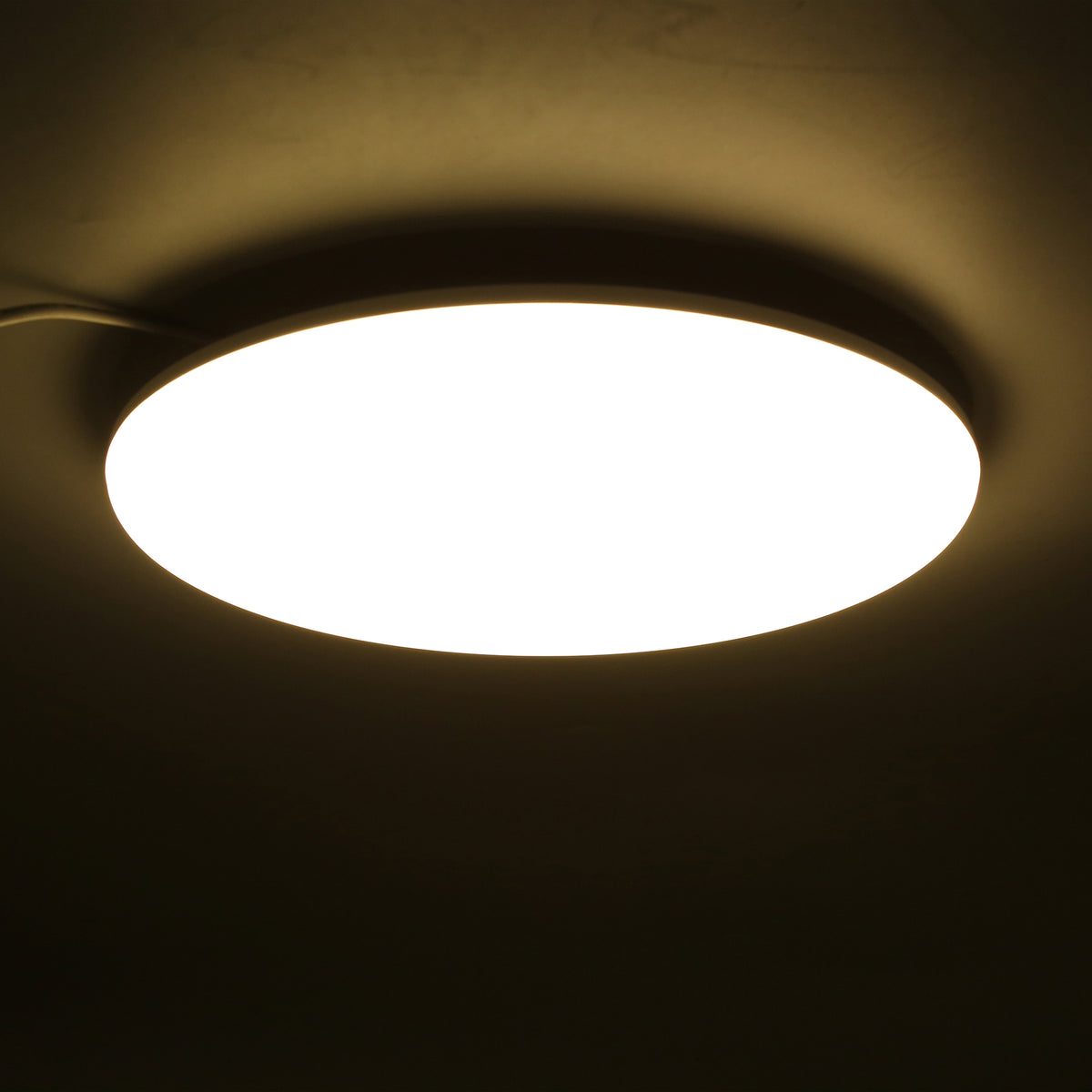 Saul-450 White 45W CCT IP44 LED Oyster Light