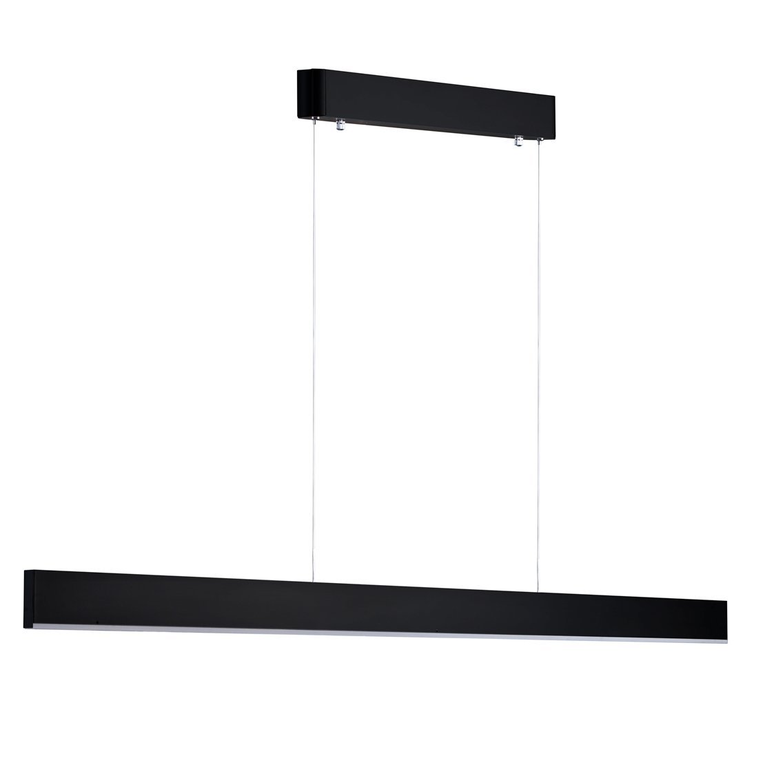 Sword Black LED Pendant 2500mm in Warm White