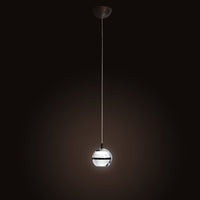 Thumbnail for POD 1 Light Cool White LED Pendant Light in Chrome with Glass