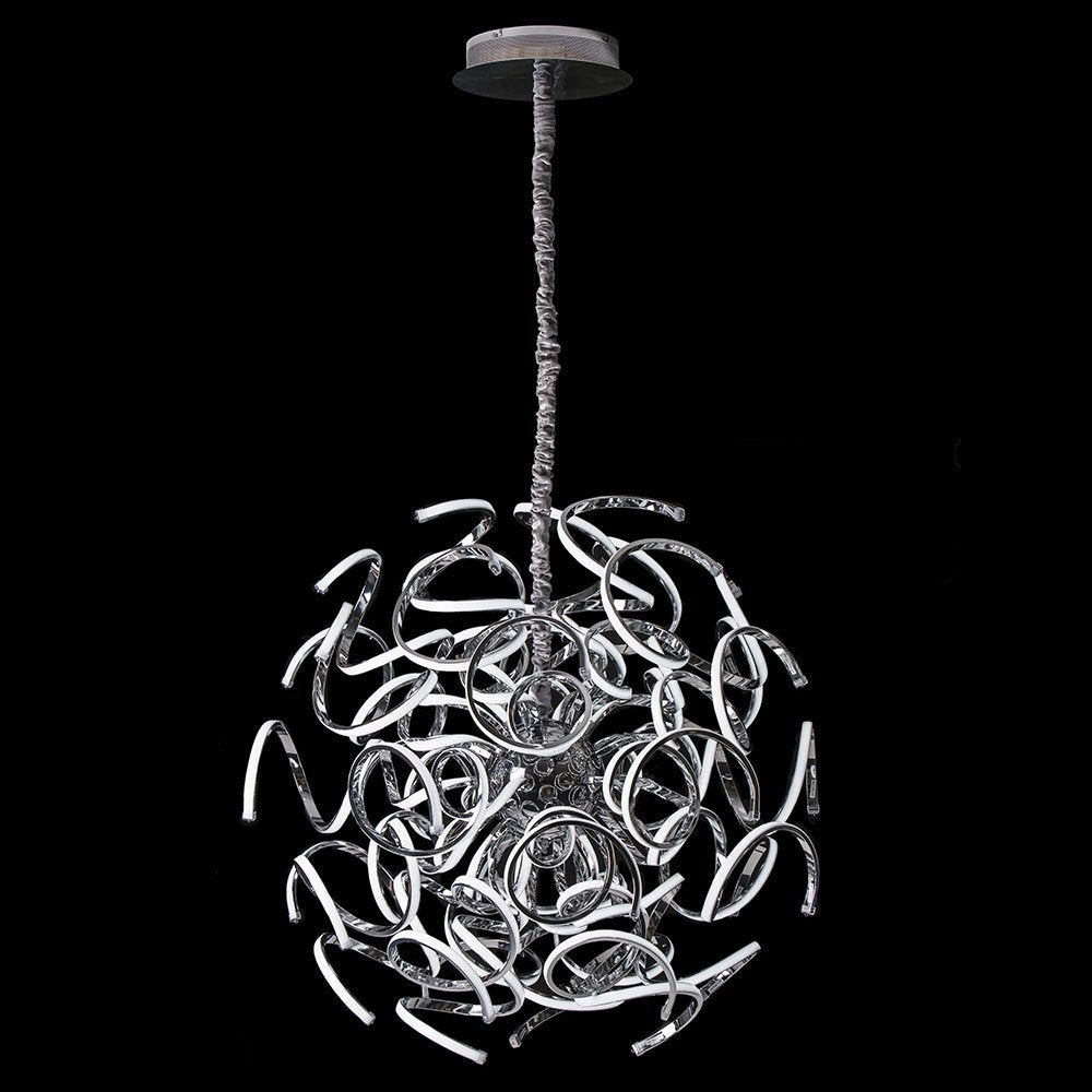 Jupiter 920mm 260w Day Light LED Pendant Light in Chrome