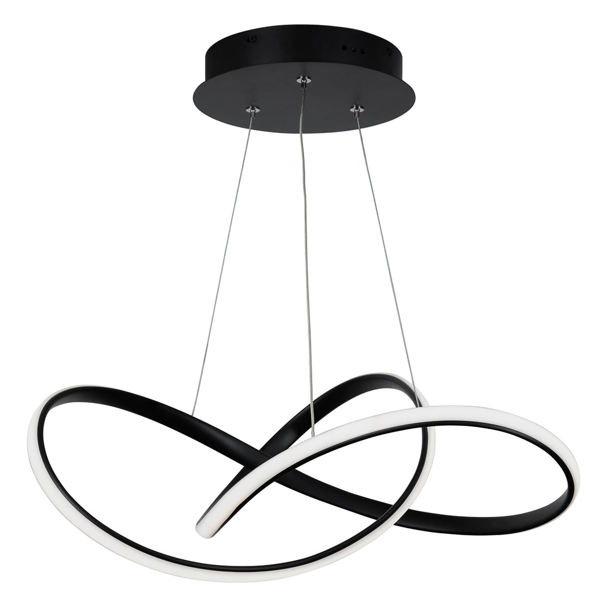Suko Black 50W 3000K LED Pendant Light
