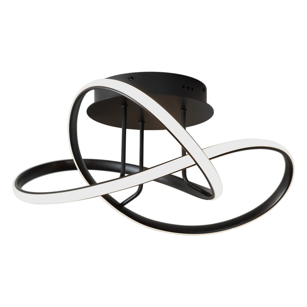 Suko Black 50W 3000K Close To Ceiling LED Pendant