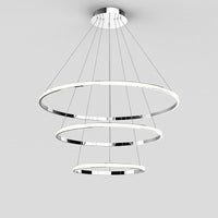 Thumbnail for Crown Chrome 100W 5000K 3 Ring LED Pendant