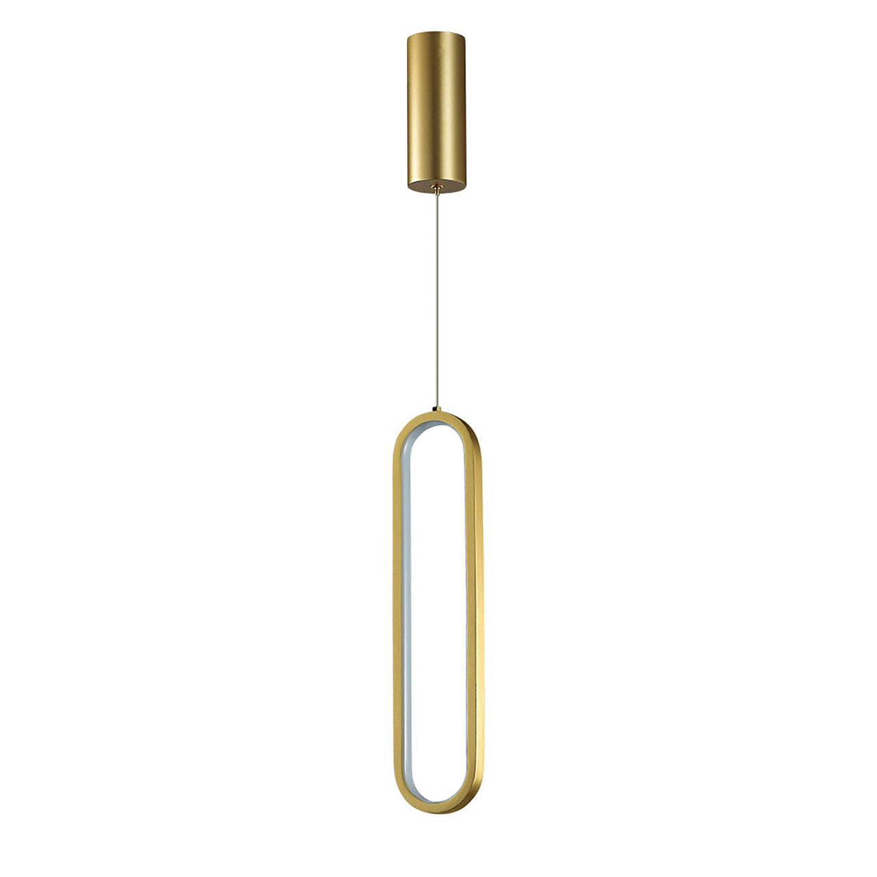 Oval Gold 20W 3000K LED Pendant