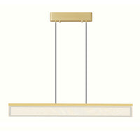 Thumbnail for Stockholm Gold 40W 3000K 1.2m Linear LED Pendant