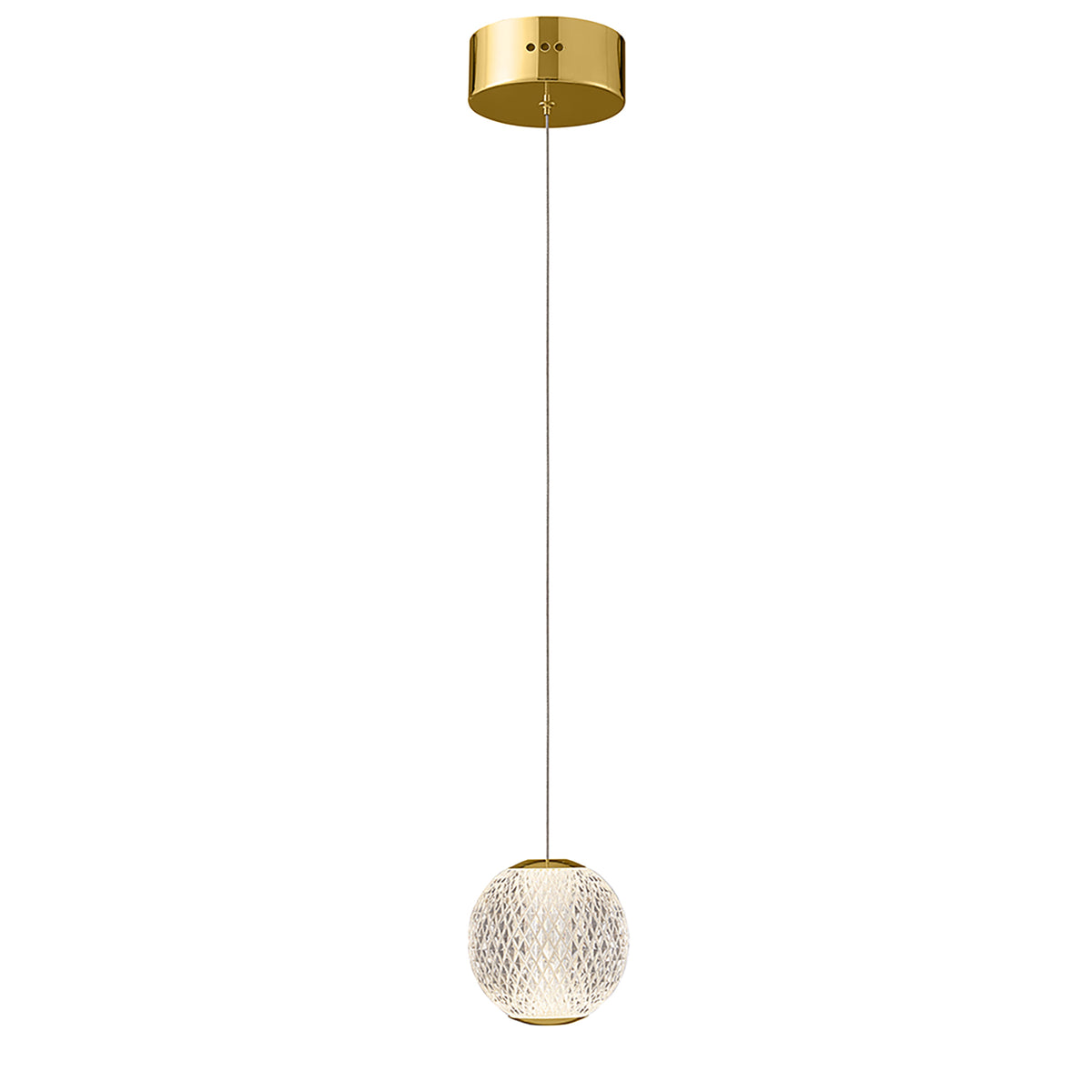 Langdon Gold 3000K 1 Light LED Pendant