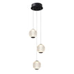 Langdon Black 5000K 3 Light LED Pendant