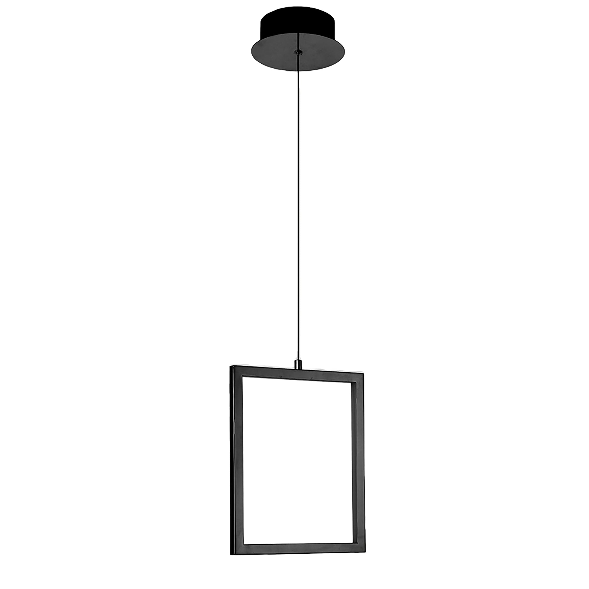 Dahli Black 15W 3000K 1 Light LED Pendant