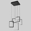 Dahli Black 58W 5000K 5 Light LED Pendant