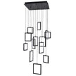 Dahli Black 160W 3000K 13 Light Pendant
