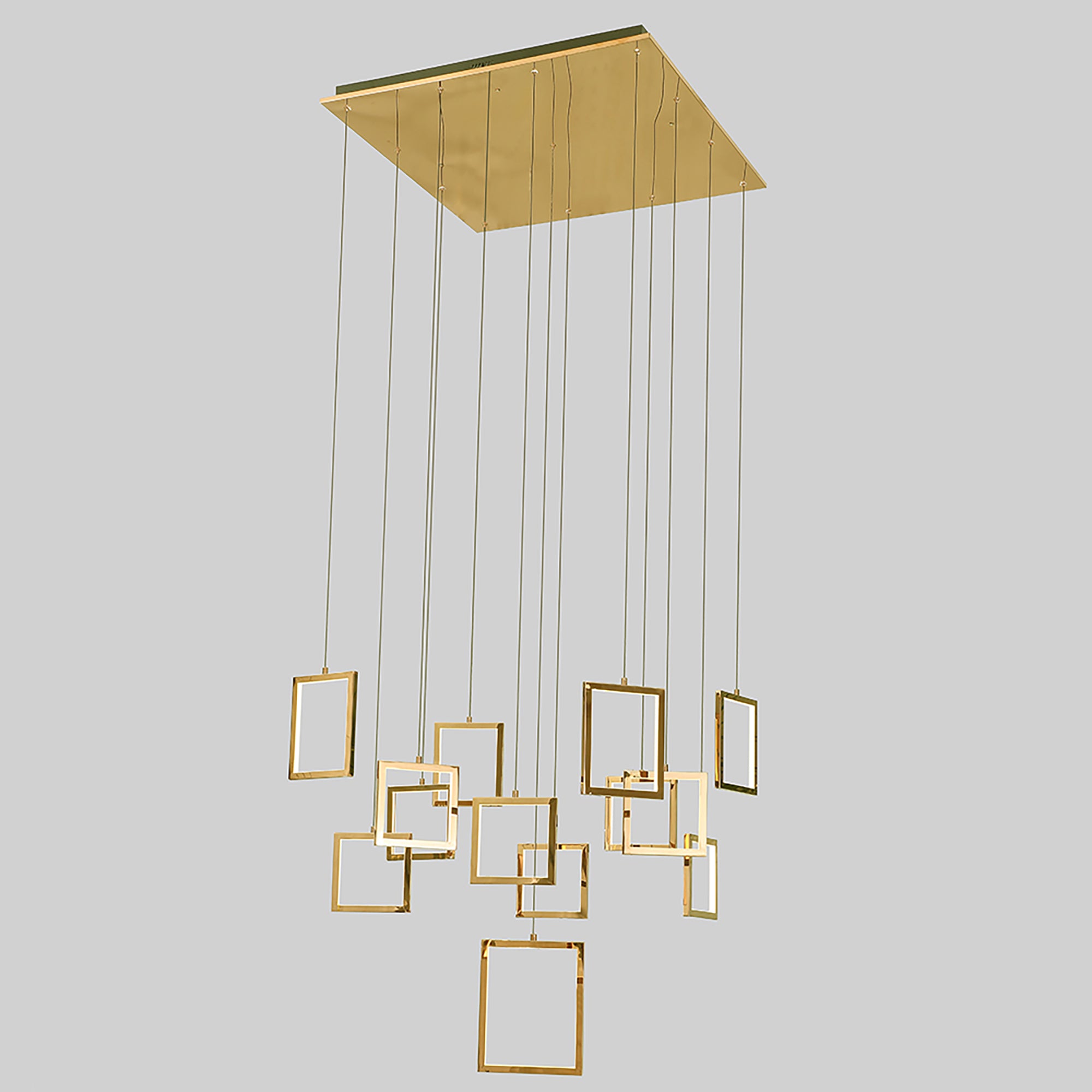 Dahli Gold 160W 3000K 13 Light Pendant