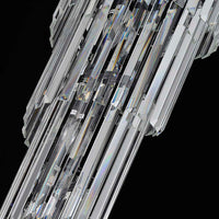 Thumbnail for Chanel-S Black and Crystal 400mm x 1300mm Spiral Chandelier