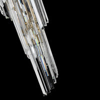 Thumbnail for Chanel-S Gold and Crystal 400mm x 1300mm Spiral Chandelier