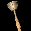 Chanel-S Gold and Crystal 400mm x 1300mm Spiral Chandelier