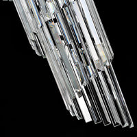 Thumbnail for Chanel-L Black and Crystal 700mm x 2000mm Spiral Chandelier