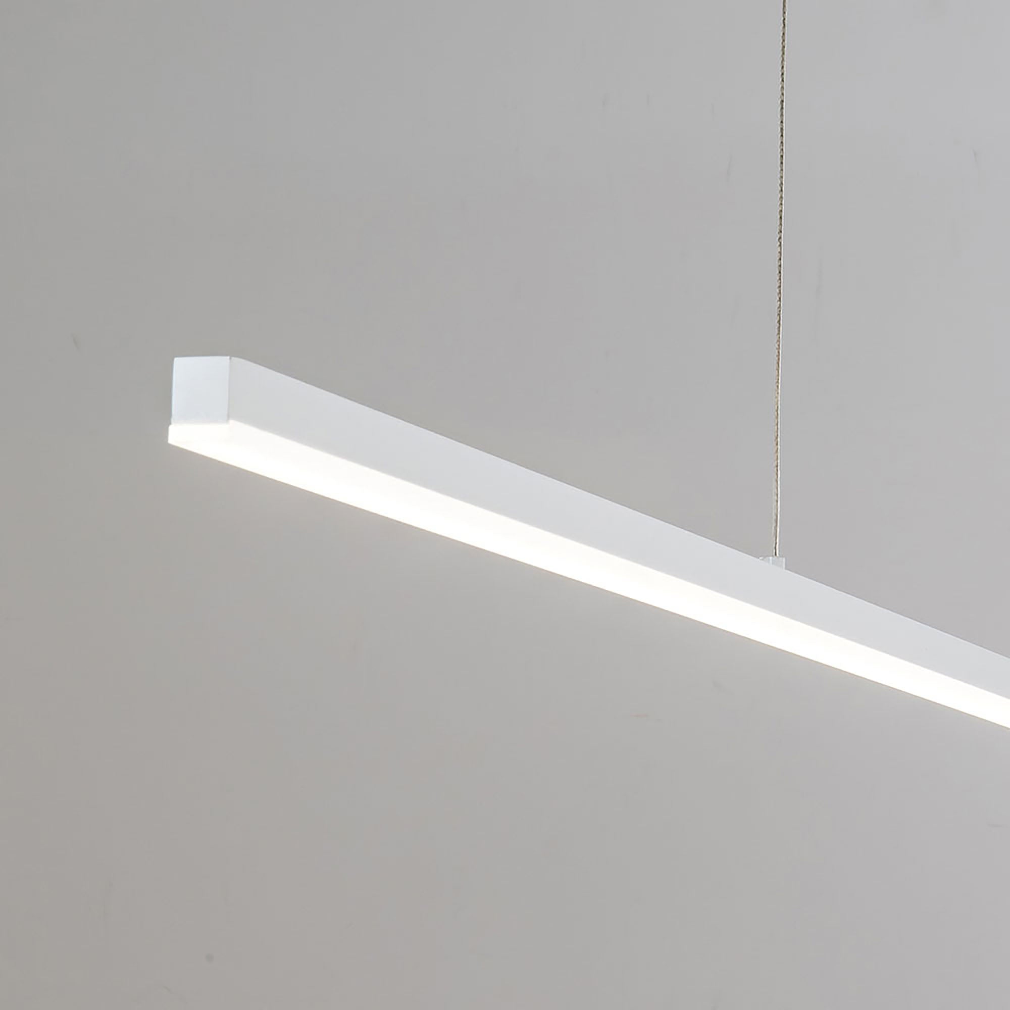 Beam White 60W CCT 2.4m Linear LED Pendant Light
