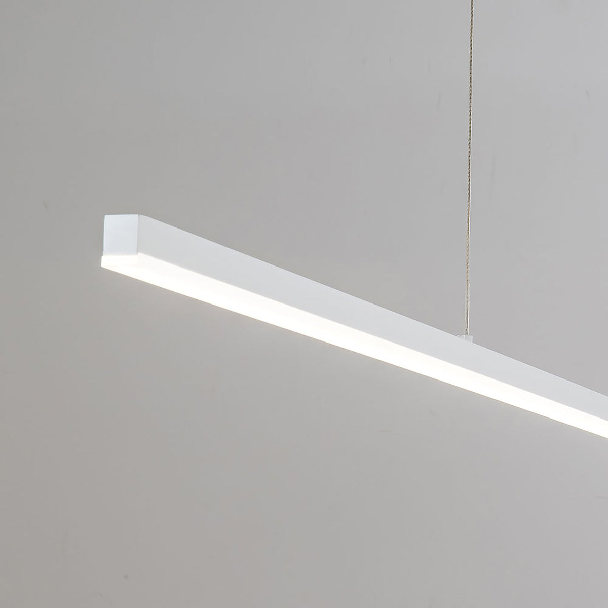Beam White 60W CCT 2.4m Linear LED Pendant Light