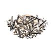Brazza Black/Chrome and Smoke Crystal Close To Ceiling Light