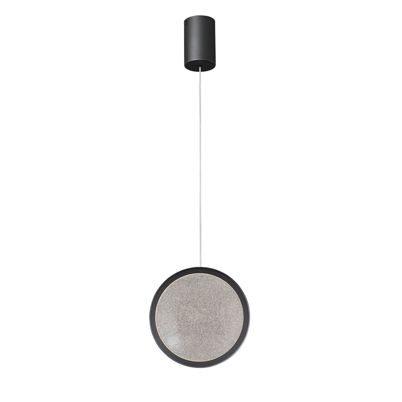 Arago Black 1 Light CCT Round Disc LED Pendant