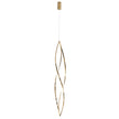 Spear Gold 1 Light 50W 3000K LED Pendant
