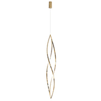 Thumbnail for Spear Gold 1 Light 50W 3000K LED Pendant
