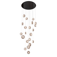 Thumbnail for Yoyo Gun Metal 21 Light 190W CCT LED Pendant Light