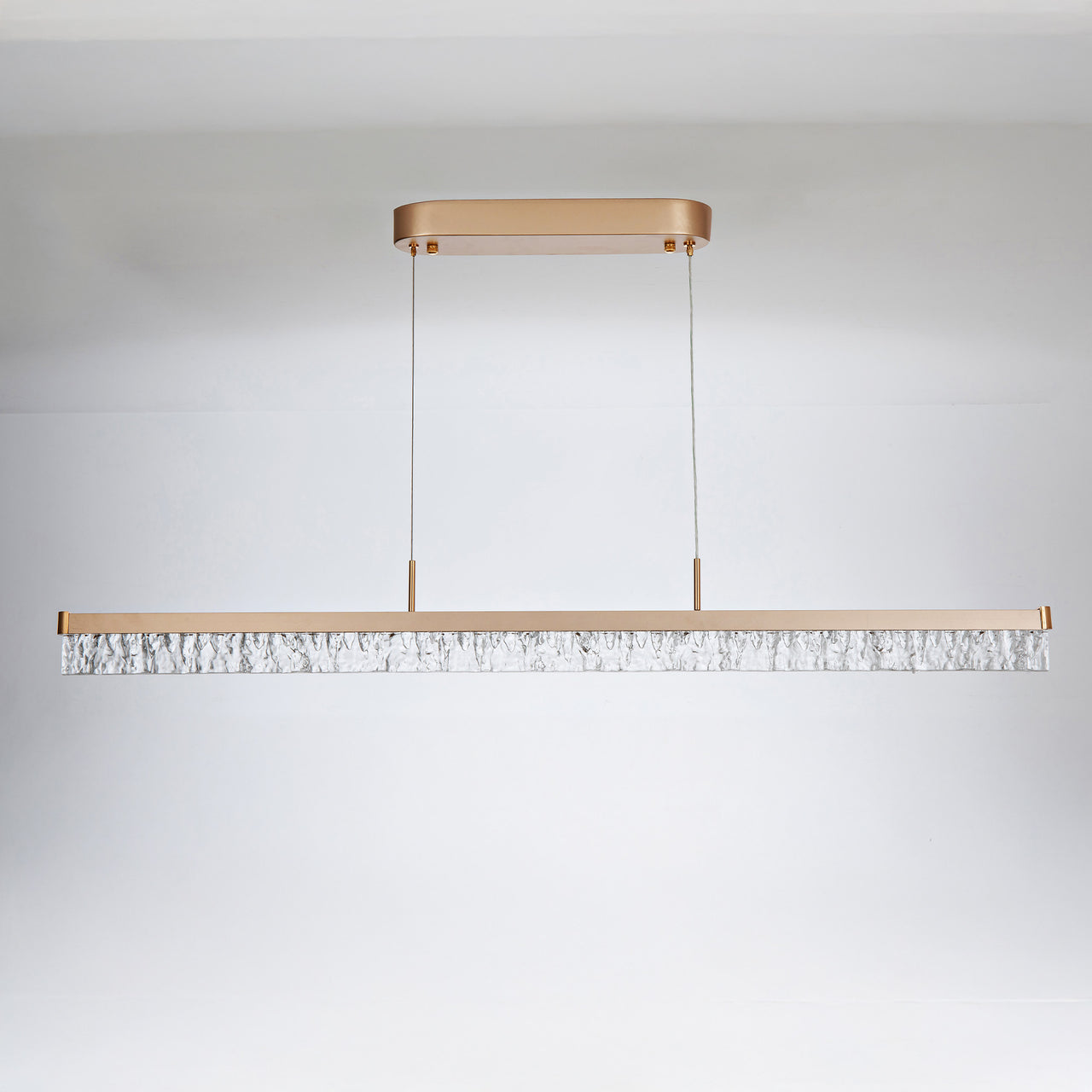 Brystol Gold 24W CCT 1200mm Linear Crystal Pendant